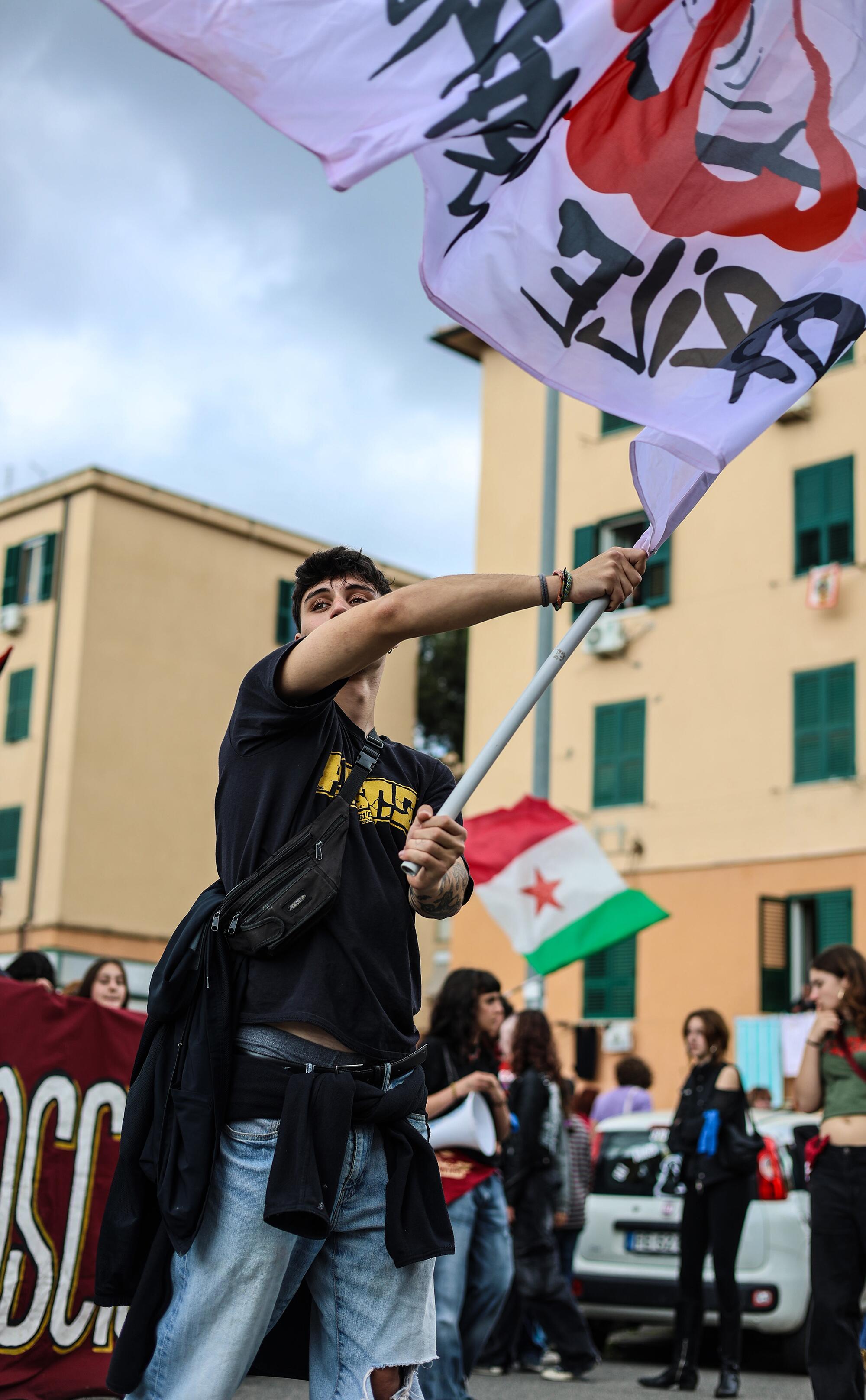 Manifestación antifascista en Roma - 19